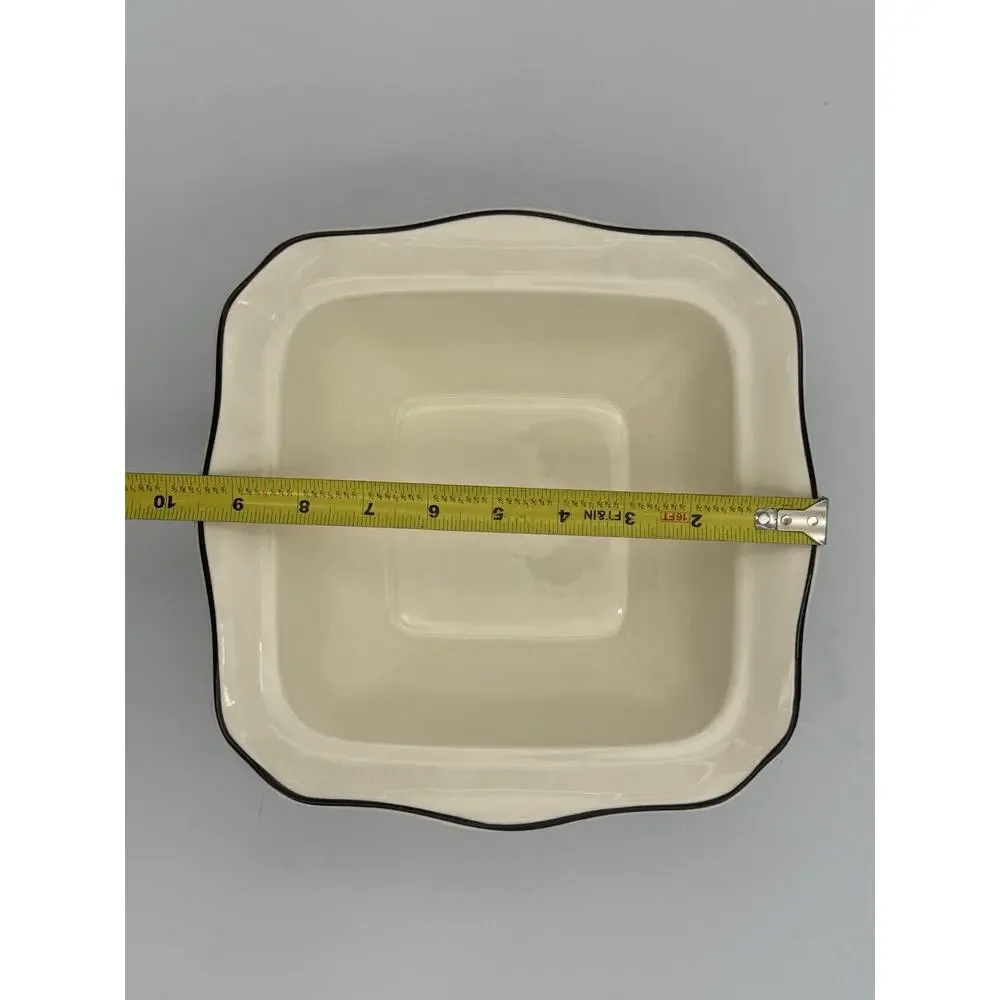 Wedgwood Queensware Queens Filigree Covered Side Dish
